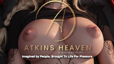 Cover for 'New Waitress, Old Crush - Hot Tattooed Babe Gets Fucked At Work - [POV][VIRTUAL SEX][AI]'