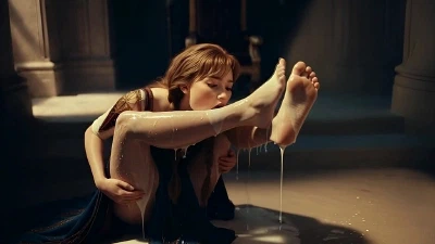 Cover for 'Fiery Braided Redhead Princess Broken – Innocent Winter Royal Turns Into Cum-Guzzling Cowgirl Slut'