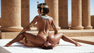 Cover for 'Cleopatra Commands Her Slaves To Serve The Queen And Pleasure Her (AI)'