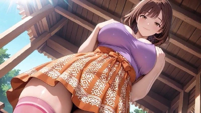 Cover for 'Big Tits Hentai Beauty Bounces Passionately On Tropical Porch – Dripping Wet!'