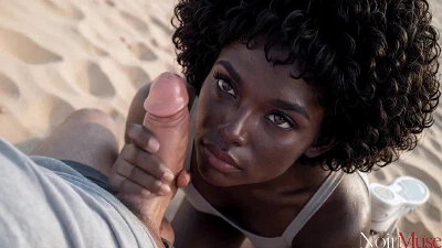 Cover for 'I Pleased My Stepdaughter Trip To Beach And My Big White Cock[AI]'