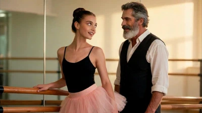 Cover for 'Stepfather Fucks His Cute Dancer Stepdaughter Until He Cums Inside Her Pussy (AI Generated Video).'