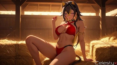 Cover for 'When Dehya Was Walking Past The Shed, I Pounced On Her And Fuck Her Until She Can'T Stay Any Longer[AI]'