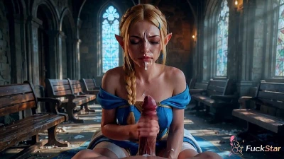 I Took This Royal Bitch, Princess Zelda, Ripped Off Her Corset Dress And Completely Broke Her Pride By Roughly Shoving My Cock Deep Into Her Balls [AI]