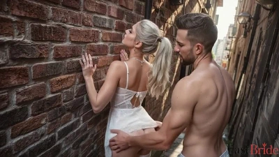 This Dirty Bitch Cheated On Her Fiance Right During The Banquet, Begging Me To Fuck Her Pussy Hard Raw [AI]