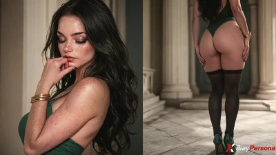 I Took The Steel Staffs From This Green-Clad Warrior Jade, Ripped Off Her Tight Bodysuit And Roughly Drove My Cock Into Her Hot Pussy On The Floor [AI]