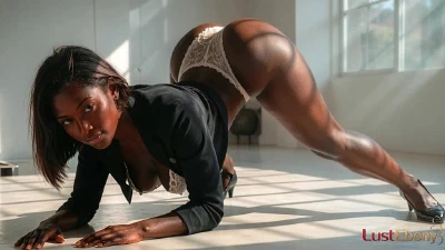 My Ebony Boss Ordered Me To Cum Inside Her [AI]