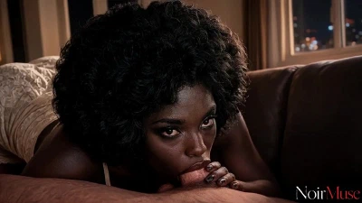 This Juicy Chocolate Slut Provoked Me Into Wild Passion Herself, Obediently Putting Her Wet Ass On All Fours [AI]