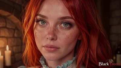 A Redheaded Beauty Had Sex With A Dark-Skinned Handsome Guy [AI]