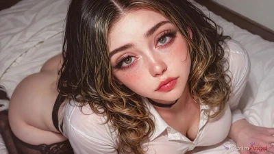 Pale Girl In The Sheer Shirt Got Fucked Hard And Discovered She Loves Anal More Than Anything.[AI]